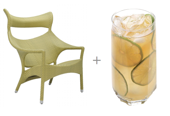 adult summer recipe, janus et die, island limeade recipe, adult limeade, Amari Lounge Chair, Modern Outdoor Lounge Chair