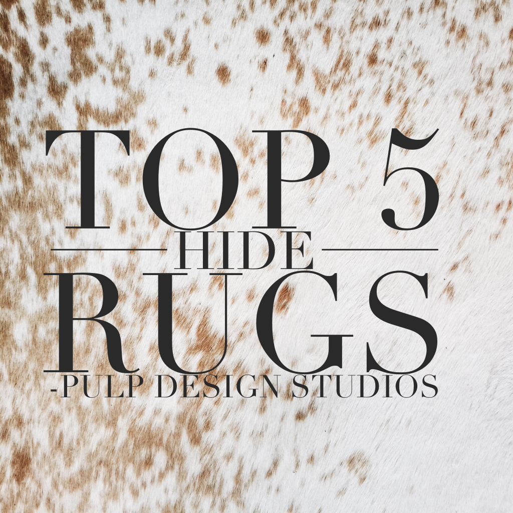Top 5 Hide Rugs by Pulp Design Studios