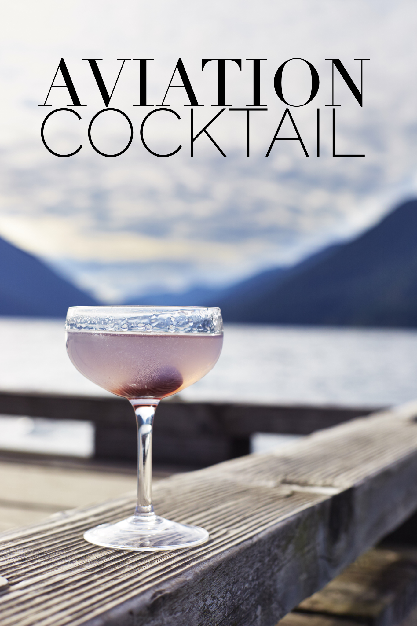 Aviation Cocktail Pulp Design Studios